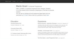 Desktop Screenshot of martingrant.net