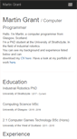 Mobile Screenshot of martingrant.net